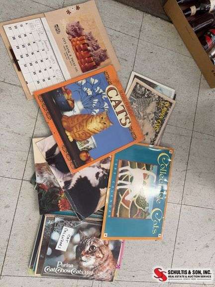 Collection of cat calendars
