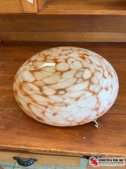 art glass ceiling shade 