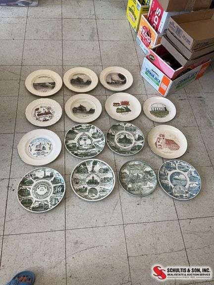 1970s Kansas town plates 