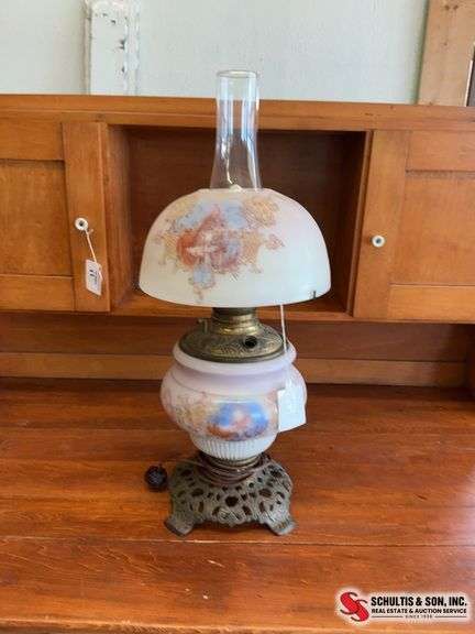 Hurricane lamp electrified 