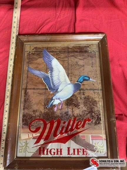 Miller  High life Duck mirror