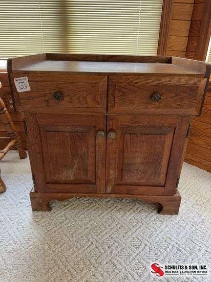 Antique Oak Washstand