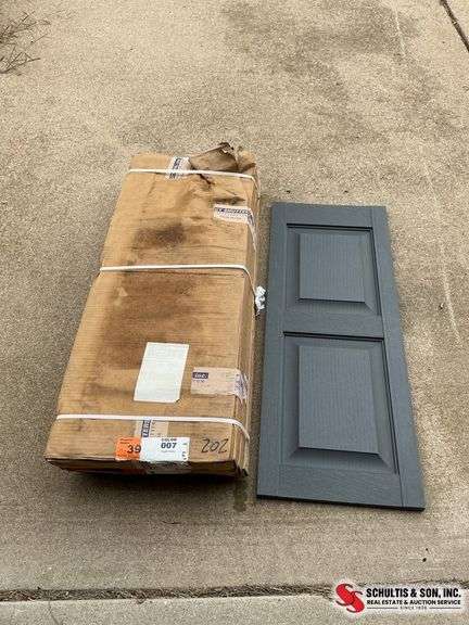 Vinyl window shutters