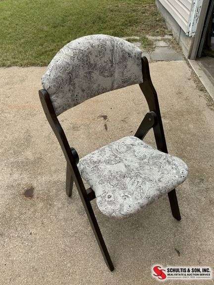 Folding Chair with Upholstery