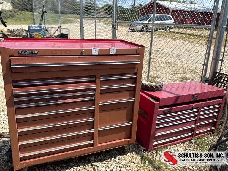 Two Metal Tool Chests