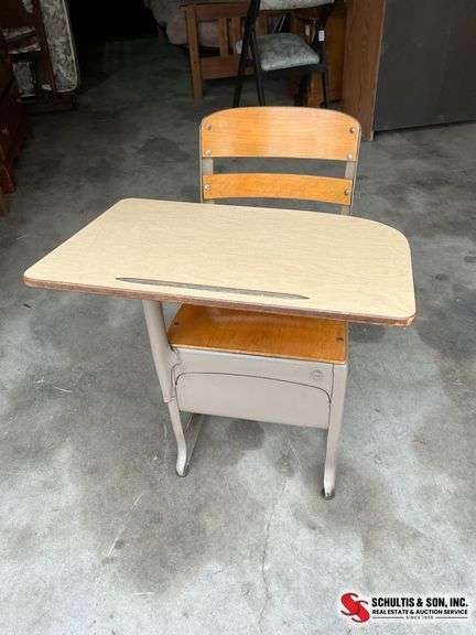 Antique School Desk