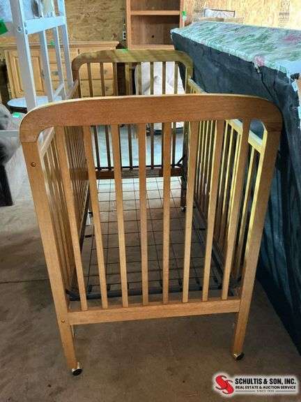 Antique Wooden Crib