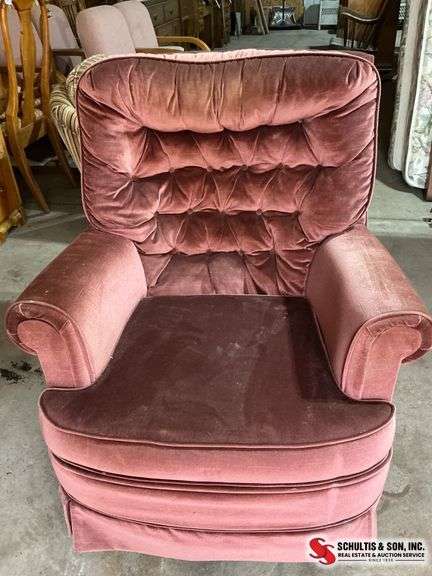 Antique Upholstered Armchair