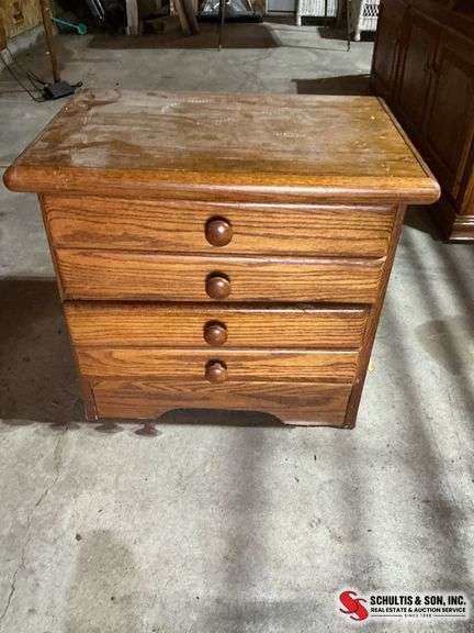 Antique Wooden Nightstand