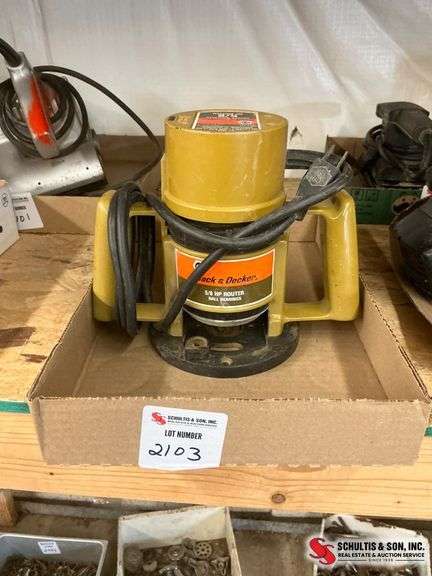 Antique Black & Decker Router - SCHULTIS & SON, INC.