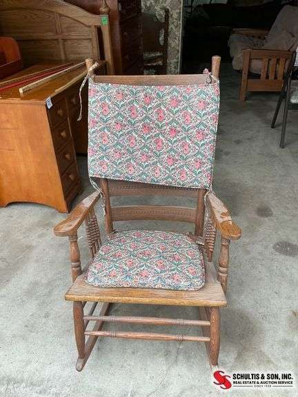 Antique Wooden Rocking Chair