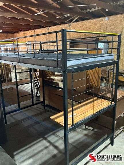 Metal Loft Bunk Bed Frame