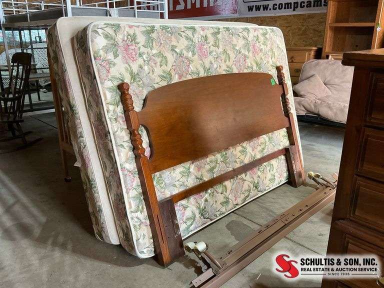 Antique Wooden Bed Frame