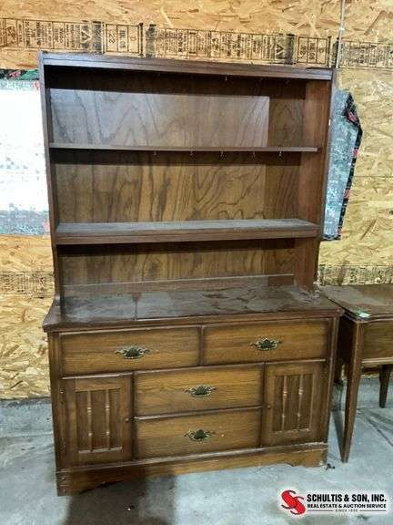 Antique Wooden Hutch