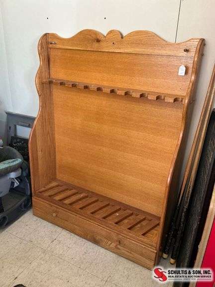 Wooden Rifle Display Rack