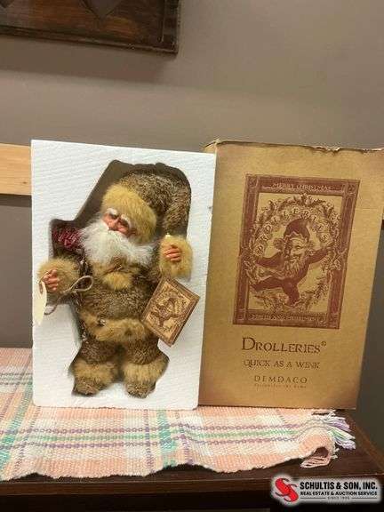 Demdaco Drolleries Santa Figure