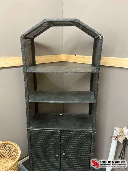 Metal Corner Shelf Unit