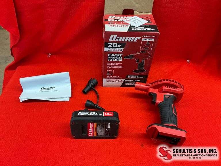 Bauer Inflator Bauer 20V Cordless Inflator - SCHULTIS & SON, INC.