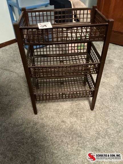 Three-Tier Plastic Shelf