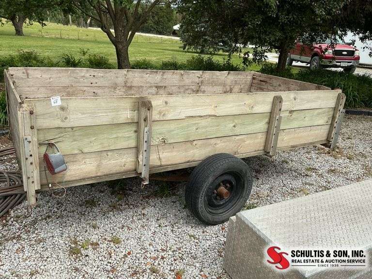 Wood-Sided Utility Trailer