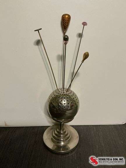 Metal Hatpin Holder Set