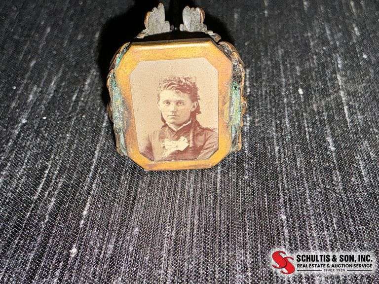 Victorian Portrait Stick Pin