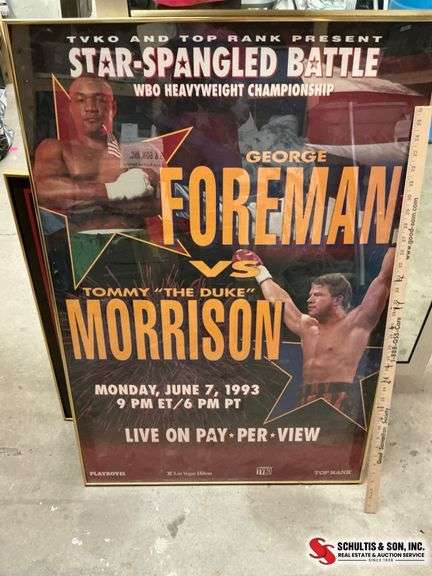 1993 Boxing Event Poster