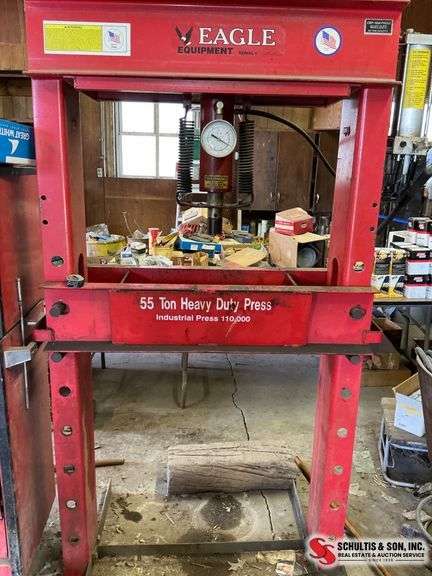 Eagle 55-Ton Hydraulic Press