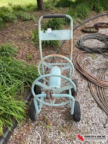 Metal Hose Reel Cart