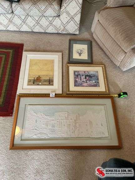 Framed Artwork Lot of 5