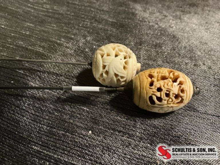 Carved Hatpins