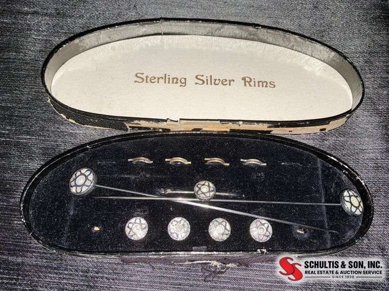 Sterling Silver Collar Stud Set