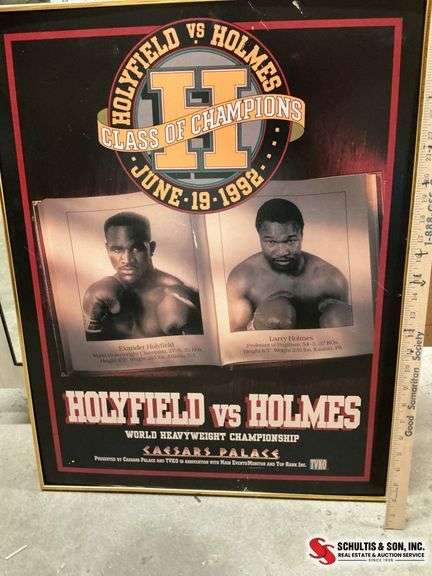 Holyfield vs Holmes Poster