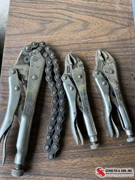 3 Vise Grip locking pliers