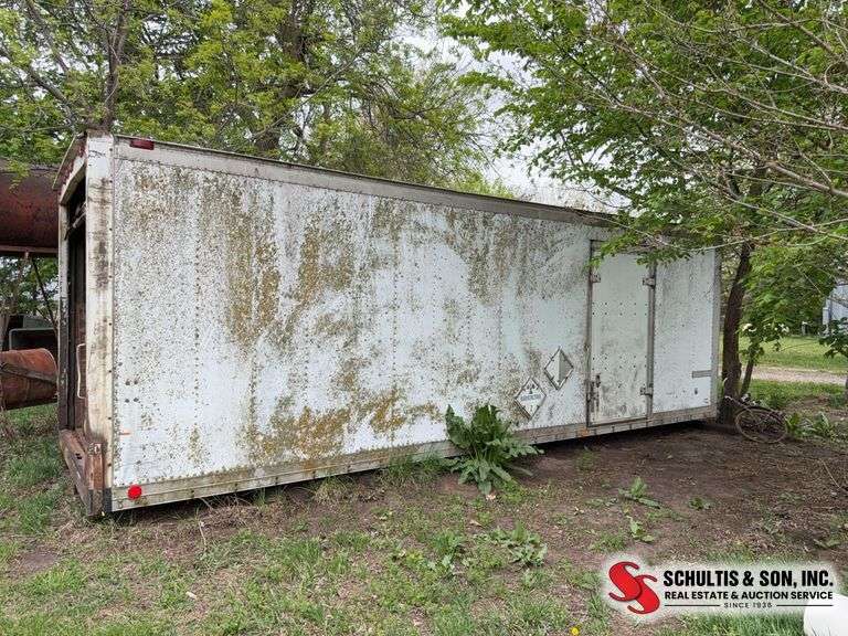 Metal trailer storage unit
