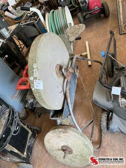 Pedal-Operated Grindstone