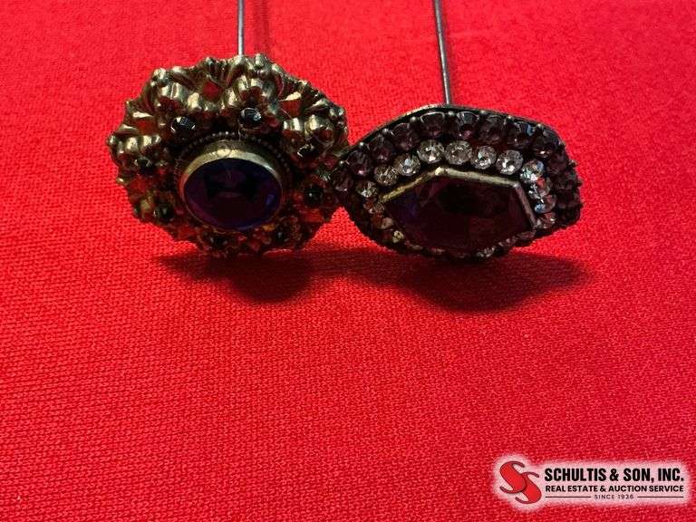 Decorative Hatpins with Stones