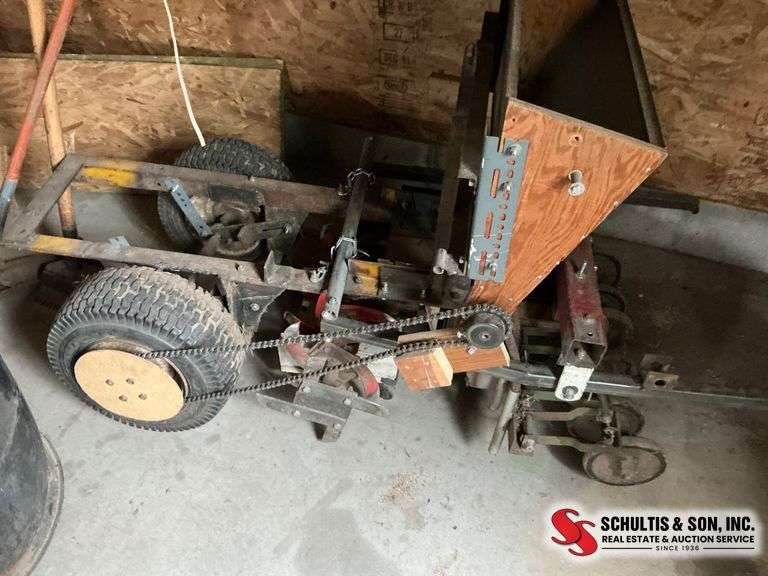 Homemade Seeder for Cushman Mower