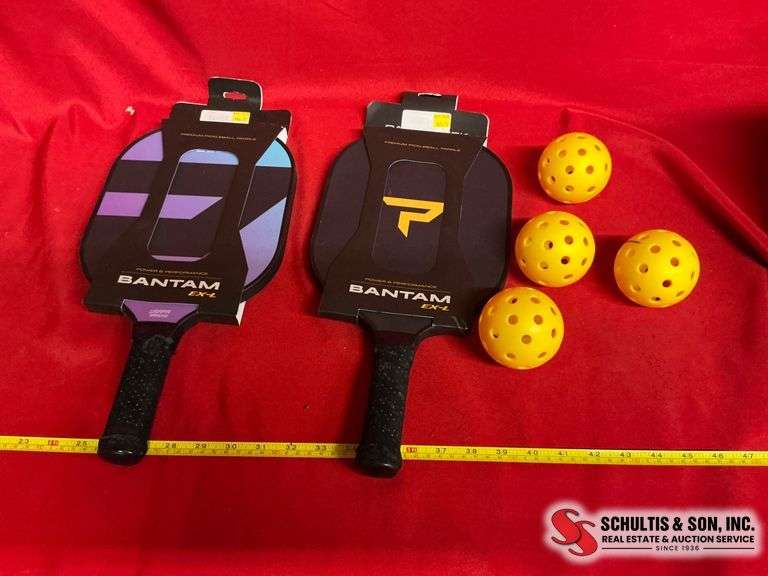 Pickleball Set: Paddles & Balls