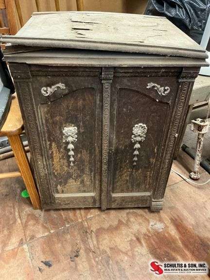 Wooden Two-Door Cabinet