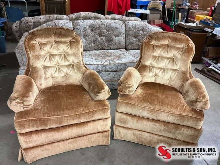 Velvet Armchairs