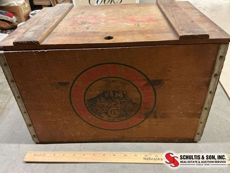 Adolph Coors Wood Crate