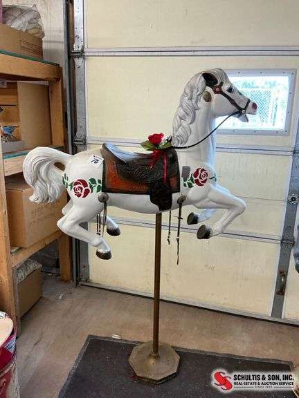 Painted Carousel Horse