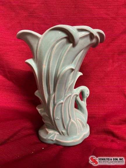 McCoy Pottery Swan Vase