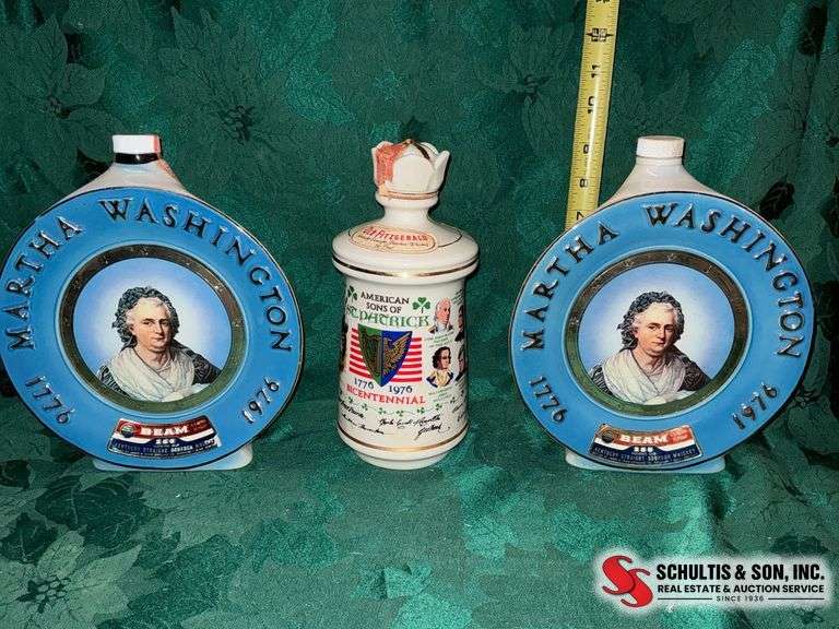 Trio of Beam Decanters