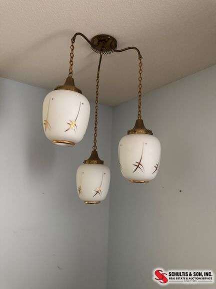 Mid century hanging  Pendant Fixture