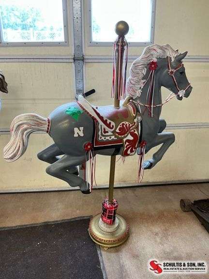 Painted Carousel Horse Decor