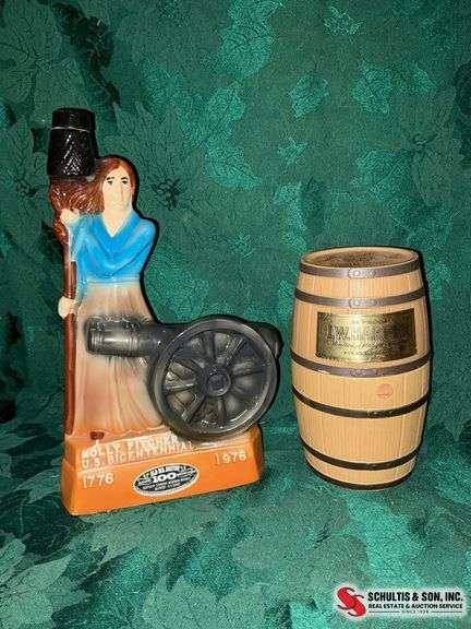 Ceramic Whiskey Decanters Set