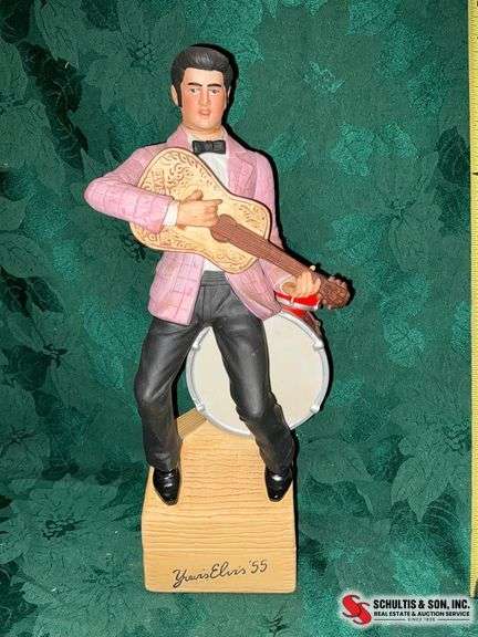Young Elvis ’55 decanter  NEVER OPENED