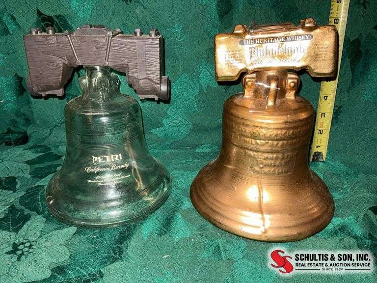 Bell-Shaped whiskey bottles